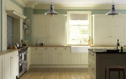 Vanilla Color Combination In The Kitchen Interior