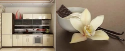 Сочетание цветов ваниль в интерьере кухни