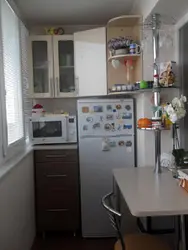 Фота кухні на лоджыі адзін метр