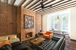 Living Room Design In A Brick House