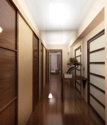 Дизайн узкого коридора в квартире в панельном