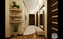 Design of a narrow corridor in a panel apartment