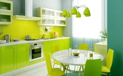 Кухня цветная дизайн