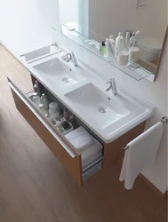 Photo of 2 sinks in the bathroom
