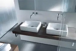 Фото 2 раковины в ванной
