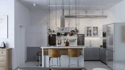 Кухни лофт фото светлые