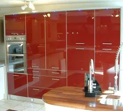 Glass for kitchen furniture photo
