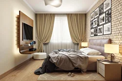Фота прастакутнай спальні з адным акном дызайн інтэр'ер