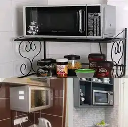 How To Hang A Microwave In The Kitchen Under The Cabinets Photo