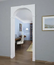 Дизайн квадратной арки в квартире фото