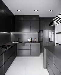Kitchen Design Black And White Gray Tones