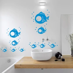 Дизайн стен в ванной своими