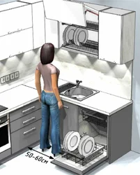 Расположение раковин на кухне фото