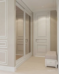 Белые шкафы в прихожую в современном стиле фото