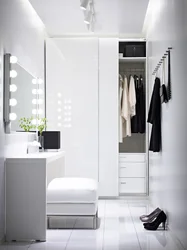 White cabinets in the hallway in a modern style photo