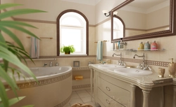 Italian bathroom interior