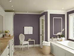 Bathroom design in one color scheme