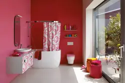 Bathroom design in one color scheme