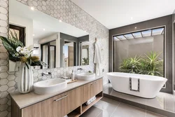 Bathroom design with bathtub 1200