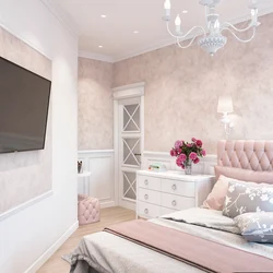 Pastel wallpaper for bedroom photo design