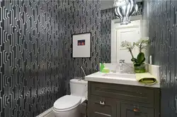 Glass Wallpaper In Bath Design