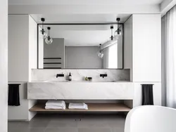 Bathroom interior washbasin