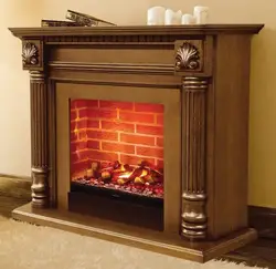 Electric fireplaces with live flame effect photo in the apartment