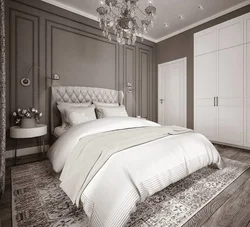 Wallpaper Molding Bedroom Photo