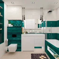 Gray Green Bathroom Design