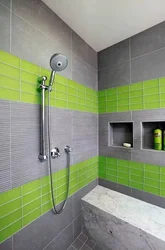 Gray Green Bathroom Design