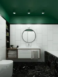 Gray Green Bathroom Design