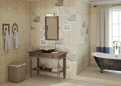Provence tiles bath photo