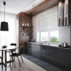 Kitchen finishing design in a modern style