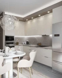 Kitchen finishing design in a modern style