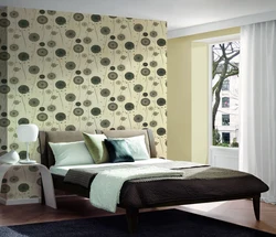 How To Wallpaper A Bedroom In Two Colors Photo