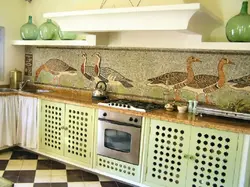 Мозаика На Стену В Кухню Фото