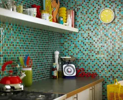 Mosaic On The Wall In The Kitchen Photo