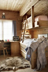 Wooden house design bedroom dacha