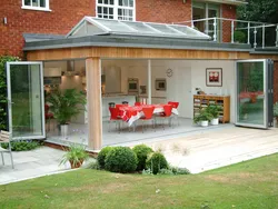 Kitchen extension from the house photo