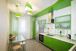 White-Green Kitchen Photo