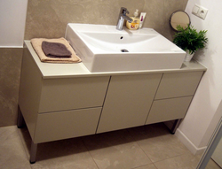Bathroom sinks with cabinet photo