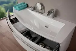 Bathroom sinks with cabinet photo