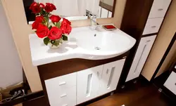 Ракавіны для ваннага пакоя з тумбай фота