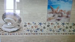 Bath floor tiles photo design