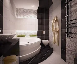 Bathroom Design With Triangular Bathtub