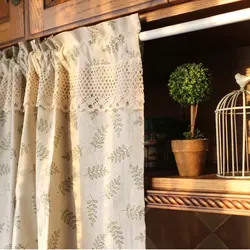 Linen Curtains For The Kitchen Photo
