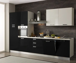 Design of straight kitchens 4 m