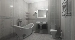 Плитка кантри шик в интерьере ванной