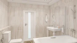 Плитка кантри шик в интерьере ванной