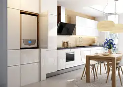 Дизайн кухни в доме с газовым котлом